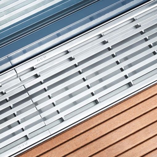 Grille pour le drainage des 2