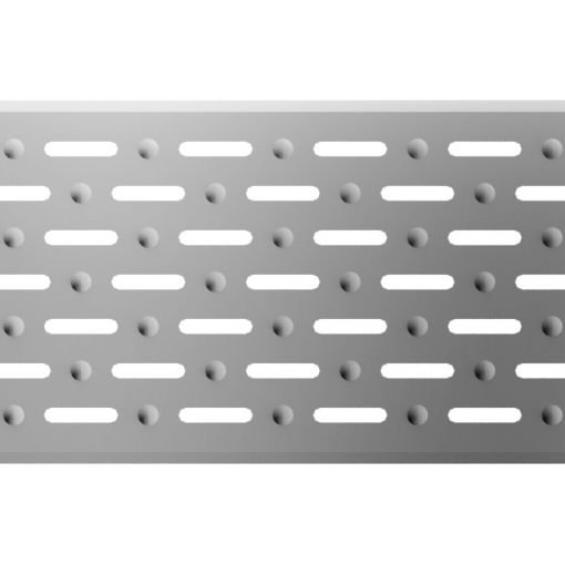 Grille caniveau perforée acier inoxydable 2