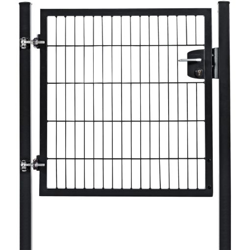 Portillon grille anthracite foncé à 2