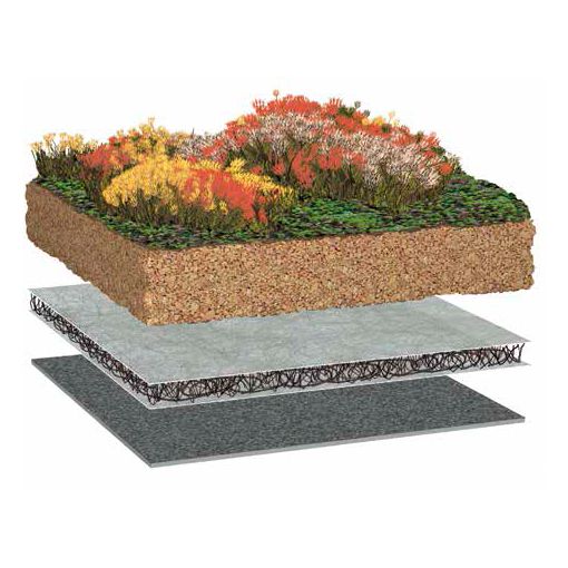 Bauder Paquet standard toiture verte 2