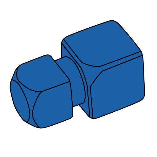 BLANKE Pièce d'angle CUBELINE aspect 2