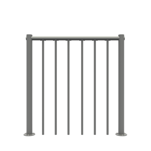 Garde-corps droit pour escalier Minka 2