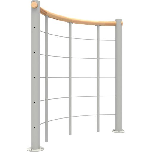 Minka balustrade blanche avec câbles 2