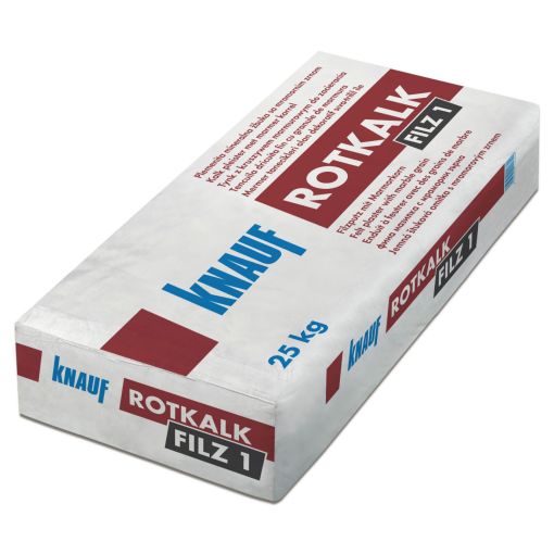 Knauf Rotkalk Filz 1 enduit 2