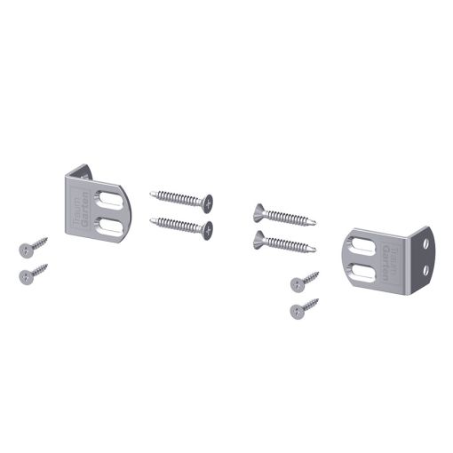 Kit de fixations panneau inox, 2