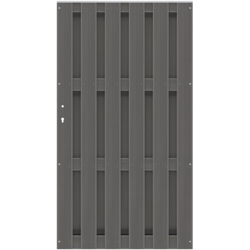 Portail panneau brise-vue bois composite, 2