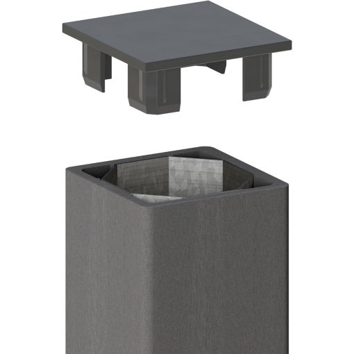 Poteau bois composite, noyau en 2