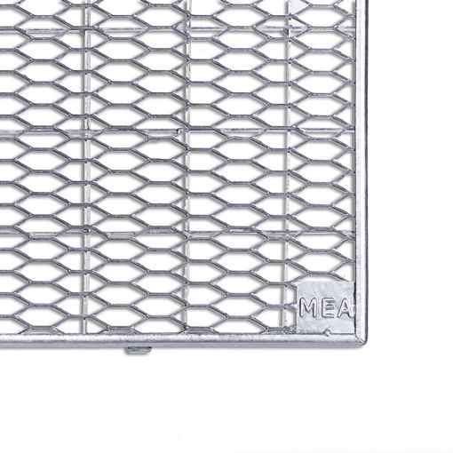 Grille métal déployé pour courette 2