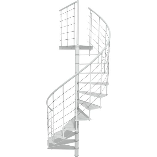Minka escalier colimaçon Milano blanc 2