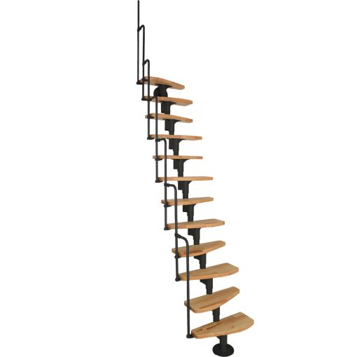 Minka escalier compact Monaco noir 2