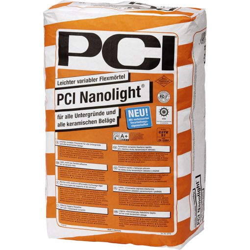 PCI Nanolight Mortier-colle flexible léger 2