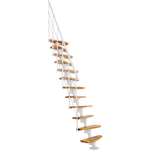 Minka escalier compact Nizza blanc 2