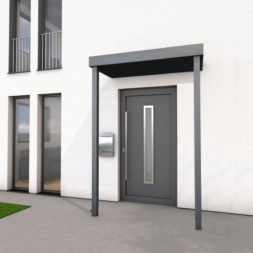  Auvent de porte rectangulaire 2