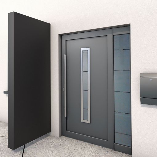 Auvent de porte partie latérale, 2