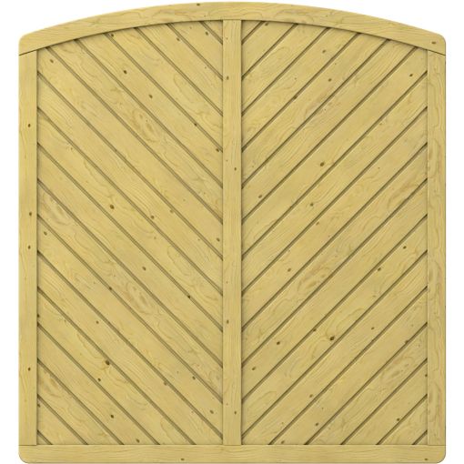 TraumGarten Panneau bois ronds, Brise-vue 2