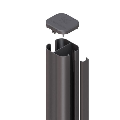 Poteau rainuré, TraumGarten SYSTEM anthracite 2
