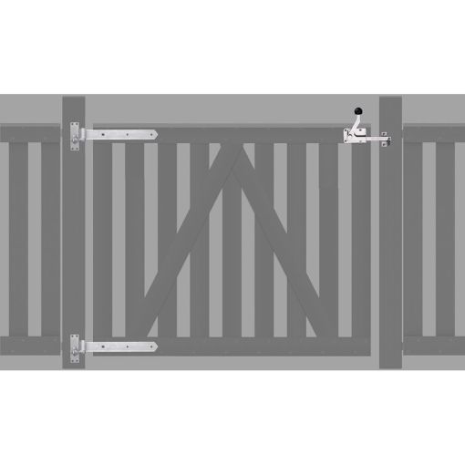 Kit de ferrures portail jardin 2