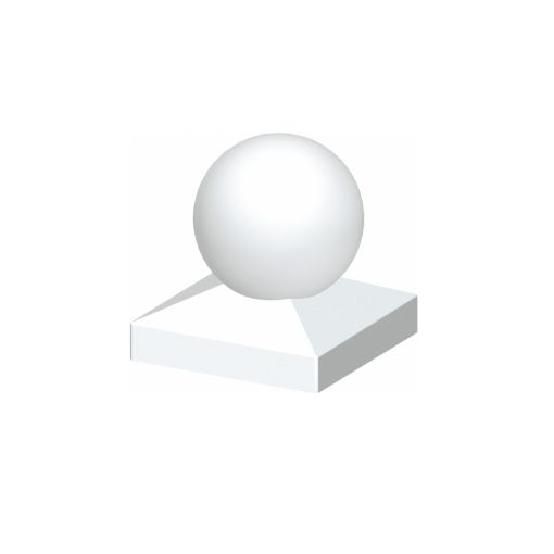 Chapeau poteau boule blanc, TraumGarten 2