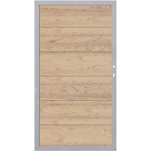 Portail panneau brise-vue bois composite, 2