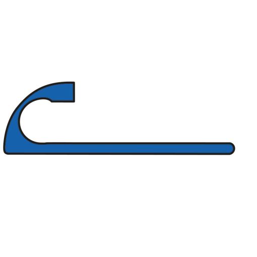 BLANKE Profilé quart-de-rond en laiton 2