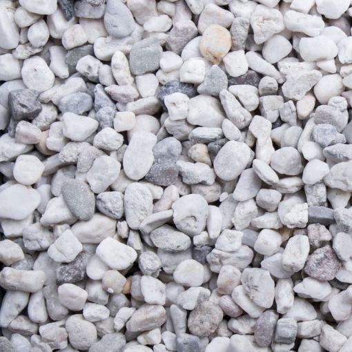 Graviers décoratifs, gallet blanc 2