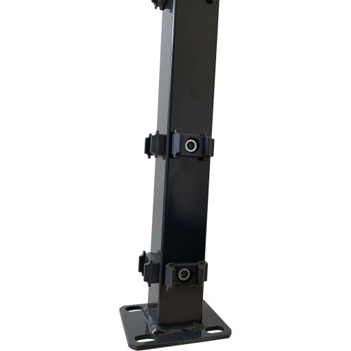 Poteau d’angle, gris anthracite, grillage 2