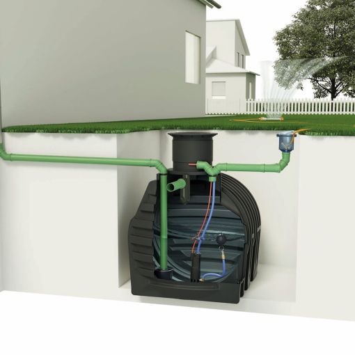 Récupérateur eau de pluie enterré, 2