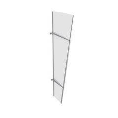 Auvent de porte d'entrée Toit rectangulaire