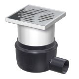 Siphon de douche kit complet ACO Easyflow sortie latéral