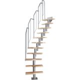 Escalier modulaire, modèle promo Wellker hêtre