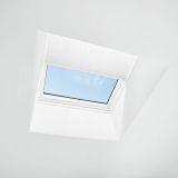 Roto OnTop store plissé ZFA E Fx WF01 Blanc Électrique