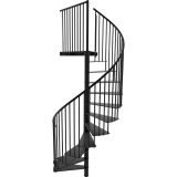 Minka escalier colimaçon Portofino noir escalier en spirale