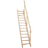 Minka Escalier à limons Softline épicéa escalier gain de place