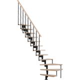 Minka escalier compact Style Turn 1/4 tournant noir escalier gain de place
