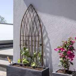 Treillis en osier forme arche 3