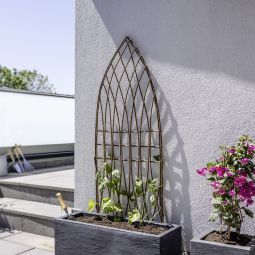 Treillis en osier forme arche 4