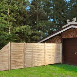 Clôture pare-vue bois T&J clôture 3