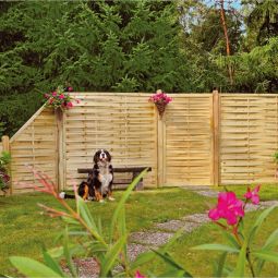 Clôture pare-vue bois T&J clôture 6