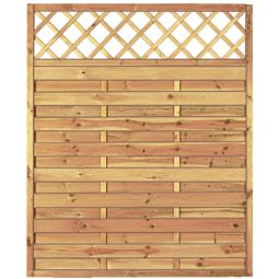 Clôture en bois T&J Maxi-Massiv-Ranki 3