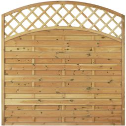 Clôture pare-vue arc treillis T&J 5