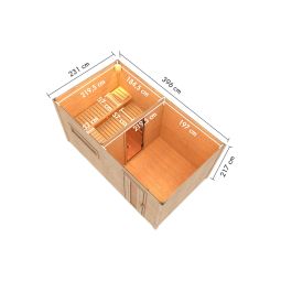 Karibu Woodfeeling Maison de sauna 4
