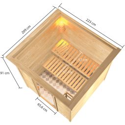 Sauna Karibu Woodfeeling Jara 4