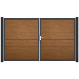 Portail double GroJa BasicLine PVC 3