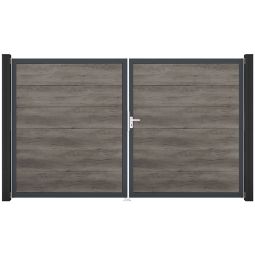 Portail double GroJa BasicLine PVC 3