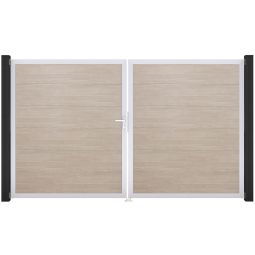 Portail double GroJa BasicLine PVC 5