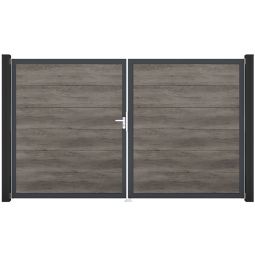 Portail double GroJa BasicLine PVC 5