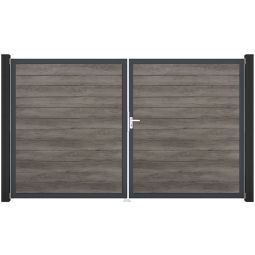 Portail double clôture à lames 3