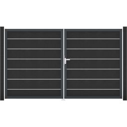 Portail double GroJa Solid Grande 4