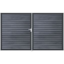 Portail clôture emboîtables GroJa Solid 4