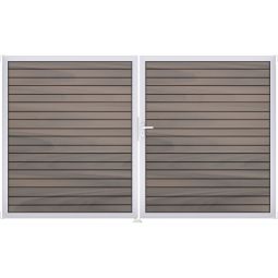 Portail clôture emboîtables GroJa Solid 3